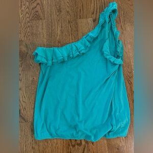 J. Crew One Shoulder Top Sz M